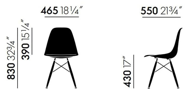 Eames plastic side chair Eames plastic side chair